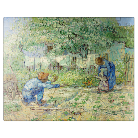 puzzleplate First Steps after Millet 1890 by Vincent van Gogh 100 Jigsaw Puzzle