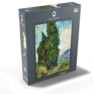 Cypresses (1889) by Vincent van Gogh 1000 Jigsaw Puzzle box view1
