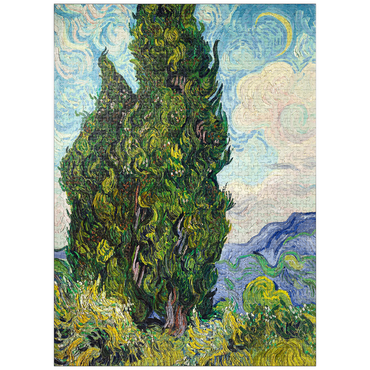 puzzleplate Cypresses (1889) by Vincent van Gogh 1000 Jigsaw Puzzle
