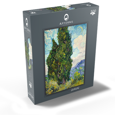 Cypresses 1889 by Vincent van Gogh 500 Jigsaw Puzzle box view1