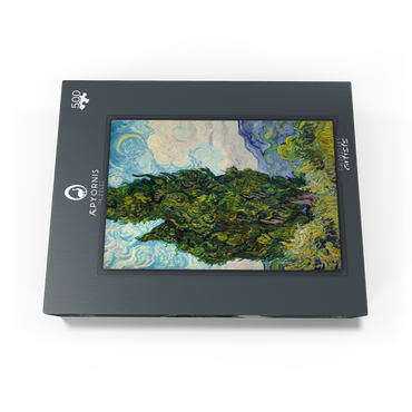 Cypresses 1889 by Vincent van Gogh 500 Jigsaw Puzzle box view1