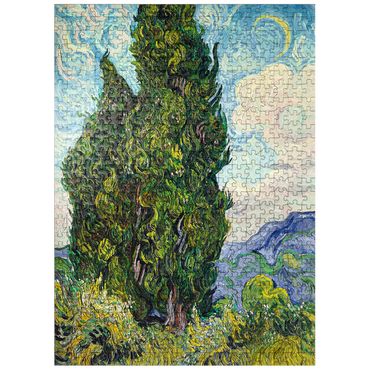puzzleplate Cypresses 1889 by Vincent van Gogh 500 Jigsaw Puzzle