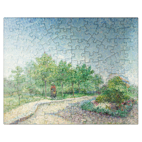 puzzleplate Square Saint-Pierre Paris 1887 by Vincent van Gogh 100 Jigsaw Puzzle