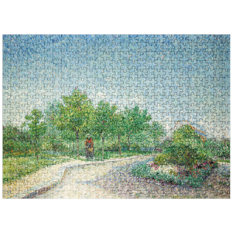 puzzleplate Square Saint-Pierre Paris 1887 by Vincent van Gogh 500 Jigsaw Puzzle