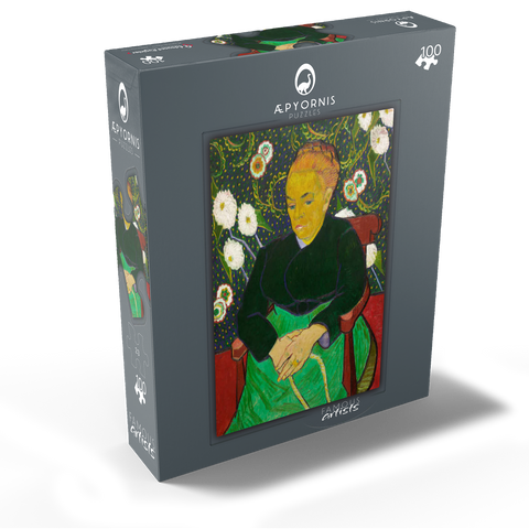 The Berceuse Woman Rocking a Cradle 1889 by Vincent van Gogh 100 Jigsaw Puzzle box view1