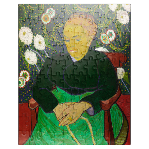 puzzleplate The Berceuse Woman Rocking a Cradle 1889 by Vincent van Gogh 100 Jigsaw Puzzle