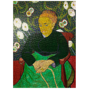 puzzleplate The Berceuse Woman Rocking a Cradle 1889 by Vincent van Gogh 500 Jigsaw Puzzle