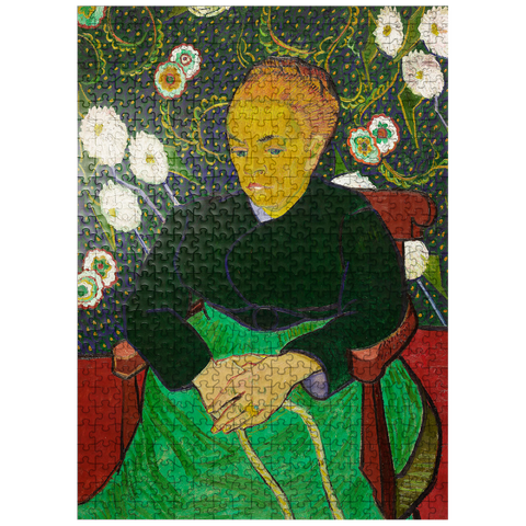 puzzleplate The Berceuse Woman Rocking a Cradle 1889 by Vincent van Gogh 500 Jigsaw Puzzle
