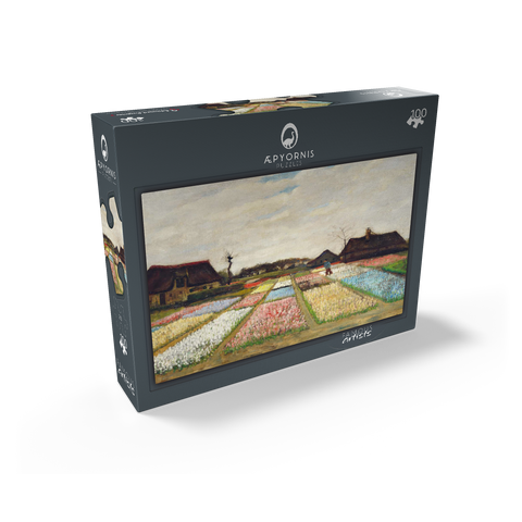 Flower Beds in Holland 1883 by Vincent van Gogh 100 Jigsaw Puzzle box view1