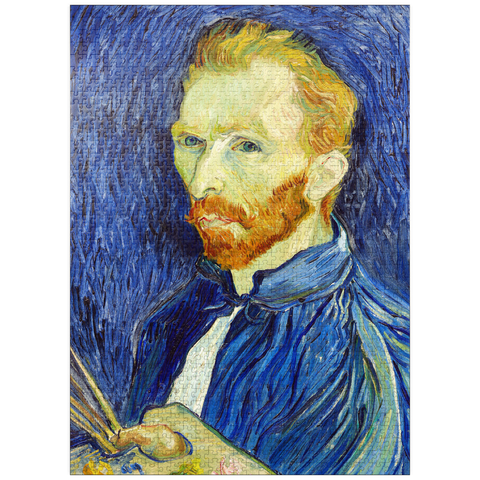 puzzleplate Self-Portrait (1889) by Vincent van Gogh 1000 Jigsaw Puzzle