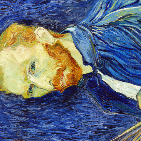 Self-Portrait (1889) by Vincent van Gogh 1000 Jigsaw Puzzle 3D Modell