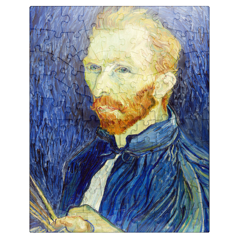 puzzleplate Self-Portrait 1889 by Vincent van Gogh 100 Jigsaw Puzzle