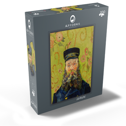 The Postman Joseph Roulin 1888 by Vincent van Gogh 100 Jigsaw Puzzle box view1