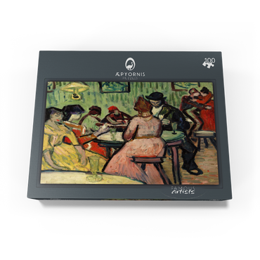 The Brothel Le Lupanar 1888 by Vincent van Gogh 100 Jigsaw Puzzle box view1
