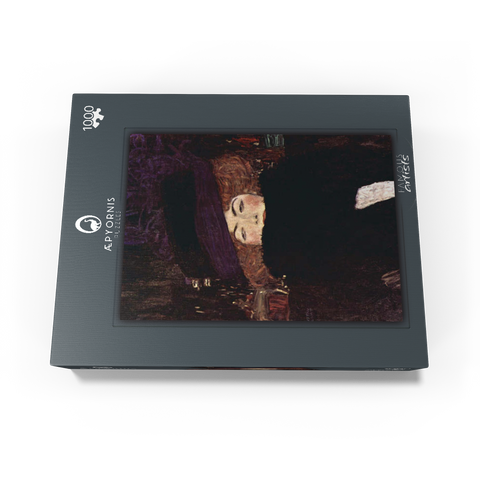 Gustav Klimt's lady with hat and feather boa (1909) 1000 Jigsaw Puzzle box view1