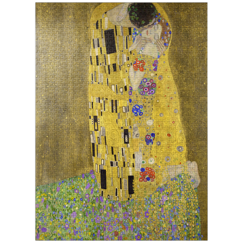 puzzleplate Gustav Klimt's The Kiss (1907-1908) 1000 Jigsaw Puzzle