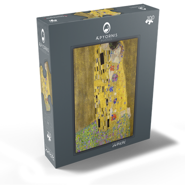 Gustav Klimts The Kiss 1907-1908 100 Jigsaw Puzzle box view1