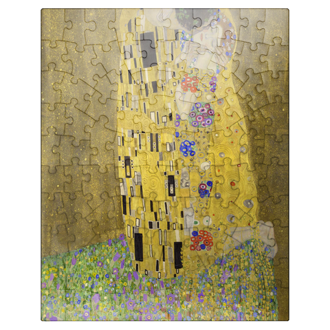 puzzleplate Gustav Klimts The Kiss 1907-1908 100 Jigsaw Puzzle