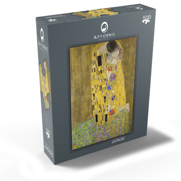 Gustav Klimts The Kiss 1907-1908 500 Jigsaw Puzzle box view1