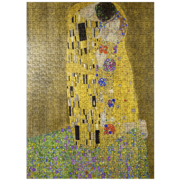 puzzleplate Gustav Klimts The Kiss 1907-1908 500 Jigsaw Puzzle