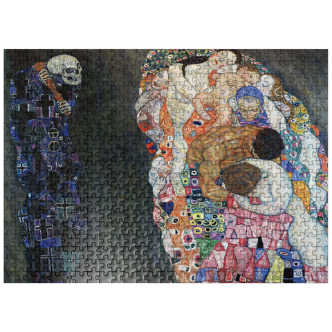 puzzleplate Gustav Klimts Death and Life 1910-1915 500 Jigsaw Puzzle