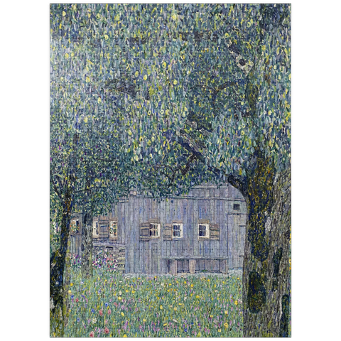 puzzleplate Gustav Klimt's Farmhouse in Upper Austria (1911-1912) 1000 Jigsaw Puzzle