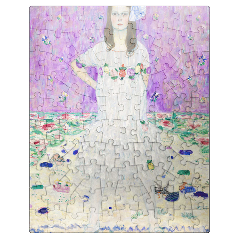 puzzleplate Mäda Primavesi 1912-1913 by Gustav Klimt 100 Jigsaw Puzzle