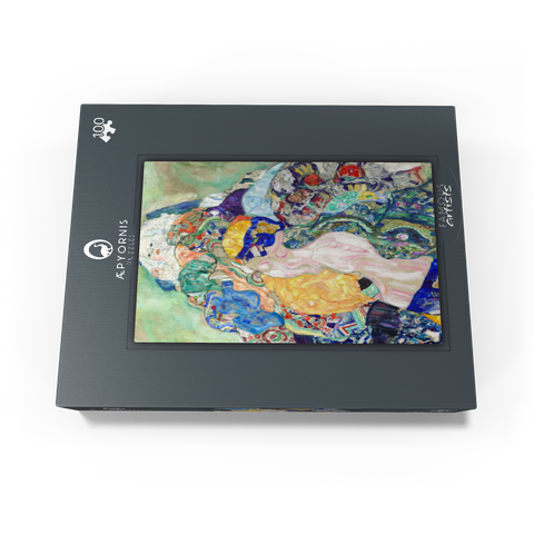Baby Cradle 1917-1918 by Gustav Klimt 100 Jigsaw Puzzle box view1