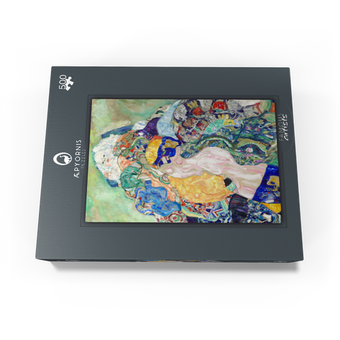 Baby Cradle 1917-1918 by Gustav Klimt 500 Jigsaw Puzzle box view1