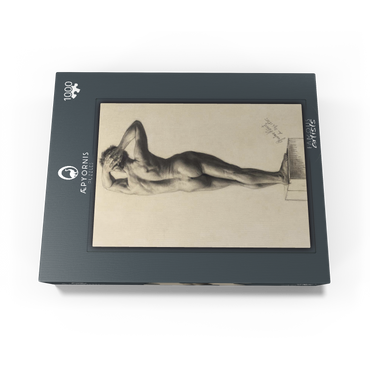 Male Nude (1880) by Gustav Klimt 1000 Jigsaw Puzzle box view1