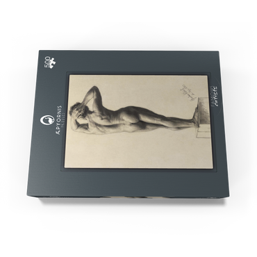 Male Nude 1880 by Gustav Klimt 500 Jigsaw Puzzle box view1