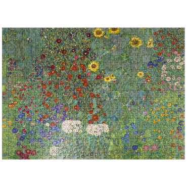 puzzleplate Gustav Klimts Farm Garden with Sunflowers 1907 500 Jigsaw Puzzle
