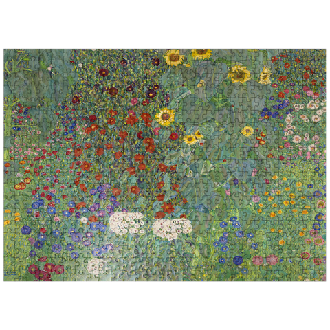puzzleplate Gustav Klimts Farm Garden with Sunflowers 1907 500 Jigsaw Puzzle