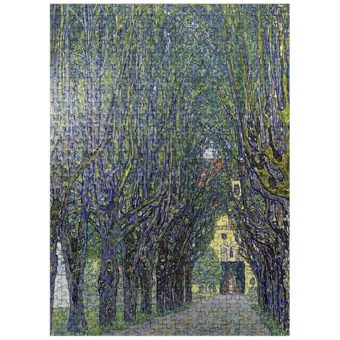 puzzleplate Gustav Klimts Allee at Kammer Castle 1910 500 Jigsaw Puzzle