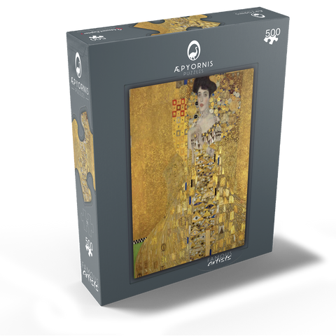 Gustav Klimts Portrait of Adele Bloch-Bauer I 1907 500 Jigsaw Puzzle box view1