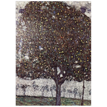 puzzleplate Gustav Klimts The Apple Tree 1916 500 Jigsaw Puzzle