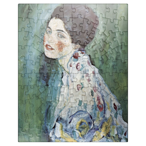 puzzleplate Gustav Klimts Portrait of a Lady 1916-1917 100 Jigsaw Puzzle