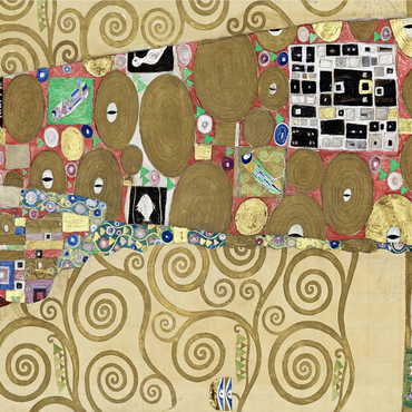 Gustav Klimt's Fulfillment (1910-1911) 1000 Jigsaw Puzzle 3D Modell