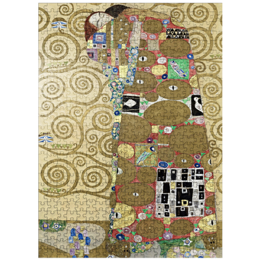 puzzleplate Gustav Klimts The Embrace (Fulfillment) 1910-1911 500 Jigsaw Puzzle