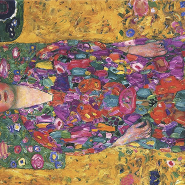 Gustav Klimt's Portrait of Eugenia Primavesi (1913) 1000 Jigsaw Puzzle 3D Modell