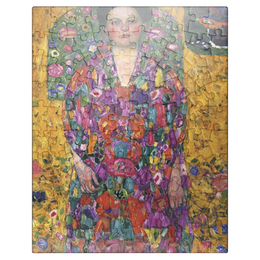 puzzleplate Gustav Klimts Portrait of Eugenia Primavesi 1913 100 Jigsaw Puzzle
