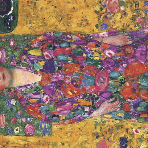 Gustav Klimts Portrait of Eugenia Primavesi 1913 500 Jigsaw Puzzle 3D Modell