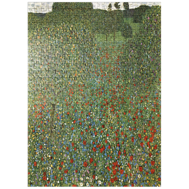 puzzleplate Gustav Klimts Poppy Field 1907 500 Jigsaw Puzzle