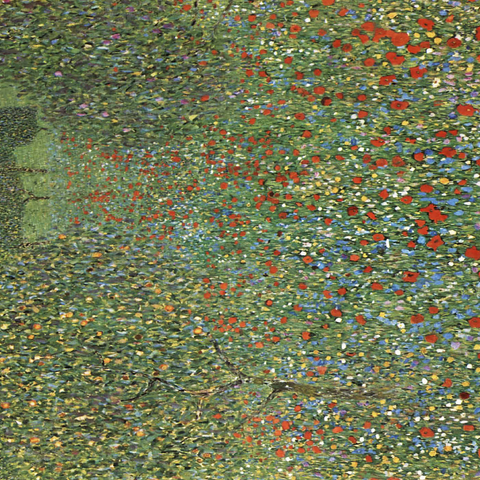 Gustav Klimts Poppy Field 1907 500 Jigsaw Puzzle 3D Modell