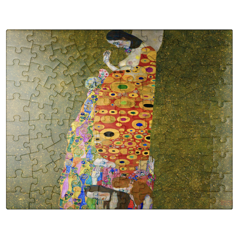 puzzleplate Gustav Klimts Hope II 1907-1908 100 Jigsaw Puzzle