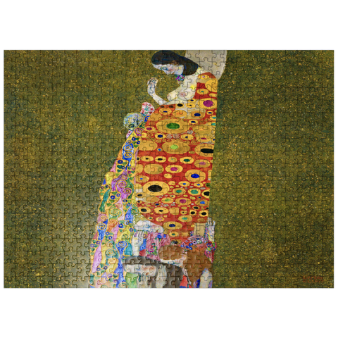 puzzleplate Gustav Klimts Hope II 1907-1908 500 Jigsaw Puzzle