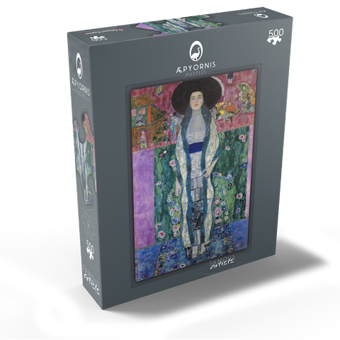 Gustav Klimts Portrait of Adele Bloch-Bauer 1912 500 Jigsaw Puzzle box view1