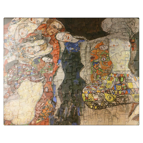 puzzleplate Gustav Klimts The Bride 1917-1918 100 Jigsaw Puzzle