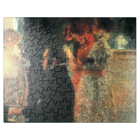 puzzleplate Gustav Klimts Schubert at the Piano II 1899 100 Jigsaw Puzzle