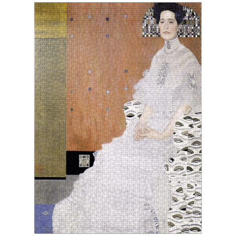 puzzleplate Gustav Klimt's portrait Fritza Riedler (1906) 1000 Jigsaw Puzzle